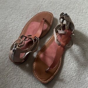 Gap Pink and Tan Sandals!